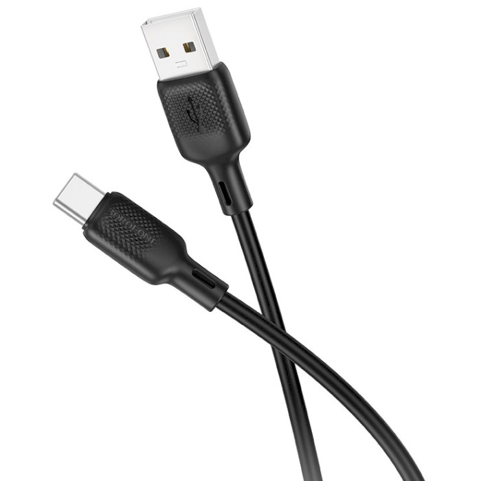 Кабель BOROFONE BX113 Lenny USB-A to USB-C 1м Black