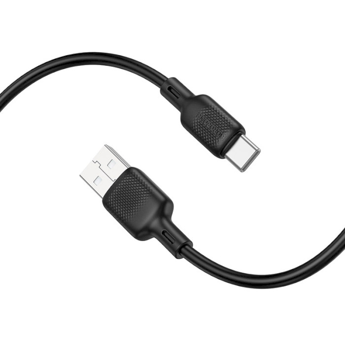 Кабель BOROFONE BX113 Lenny USB-A to USB-C 2м Black