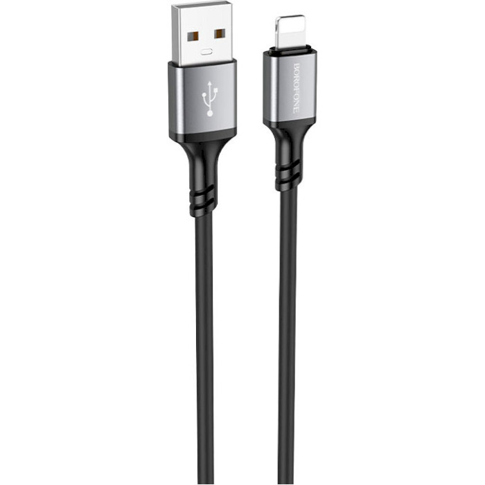 Кабель BOROFONE BX83 Famous USB-A to Lightning 1м Black