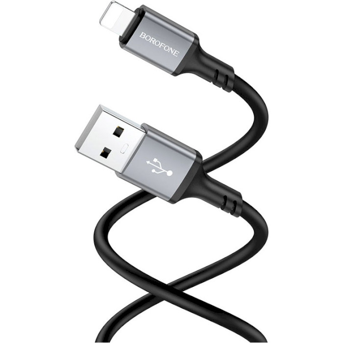 Кабель BOROFONE BX83 Famous USB-A to Lightning 1м Black