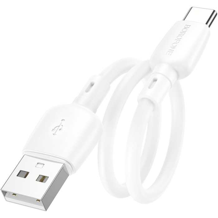 Кабель BOROFONE BX93 Super Power USB-A to USB-C 27W 0.025м White