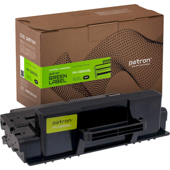 Тонер-картридж PATRON Green Label совместимый с Xerox 106R02310 Black (PN-02310GL)