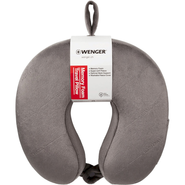 Подушка дорожная WENGER Memory Foam Travel Pillow Gray (611884)