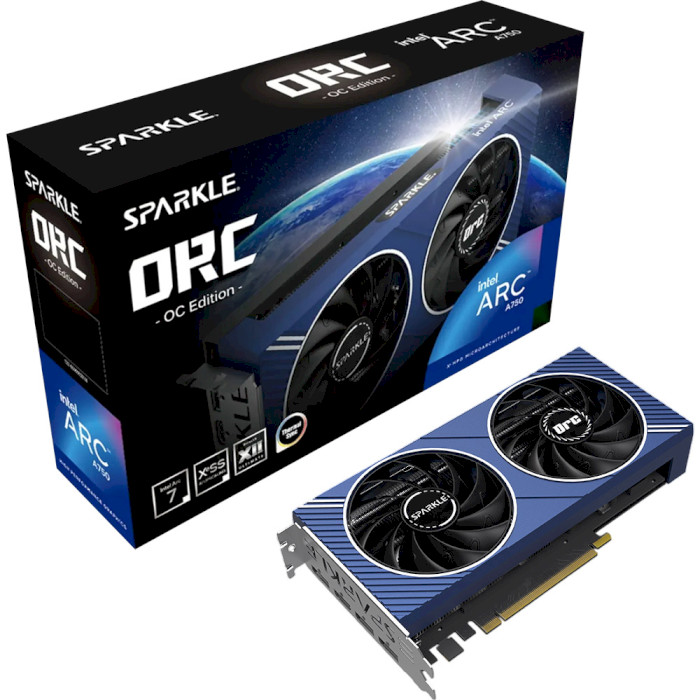 Видеокарта SPARKLE Intel Arc A750 ORC OC 8GB GDDR6