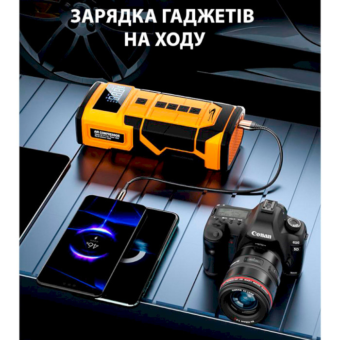 Портативное пускозарядное устройство ASPIRING Jump 3 8000mAh (JM8000PIWC)