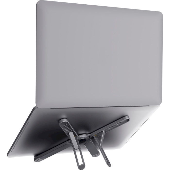 Подставка для ноутбука TRUST Macy Foldable Aluminium Laptop Stand Gray (25647)