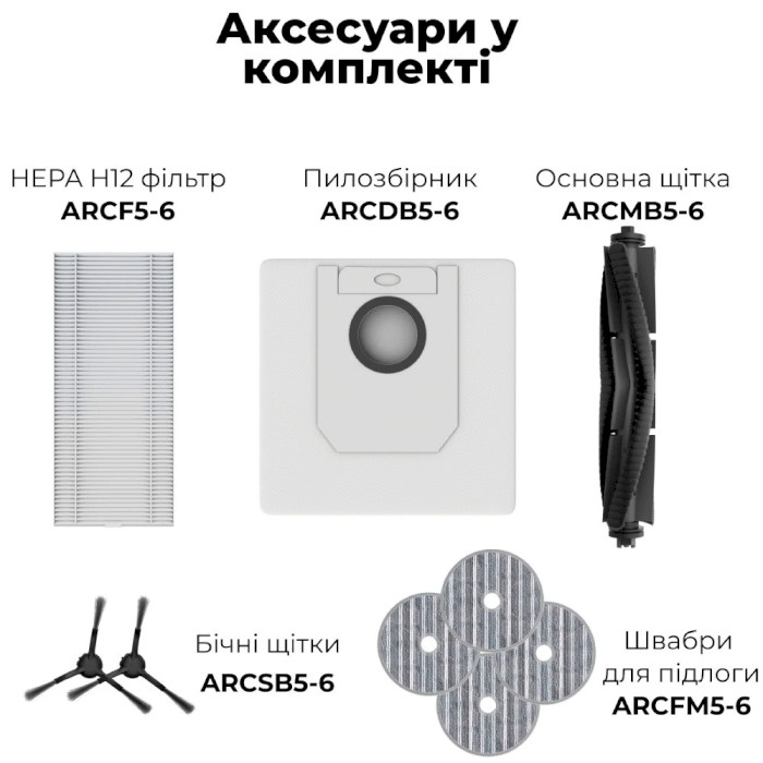 Робот-пылесос AENO RC5S (ARC0005S)