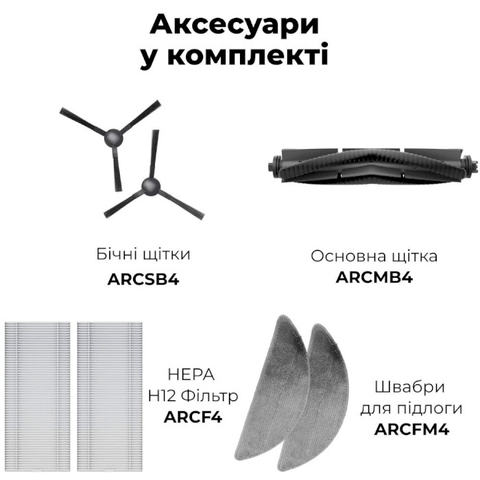 Робот-пылесос AENO RC8S (ARC0008S)