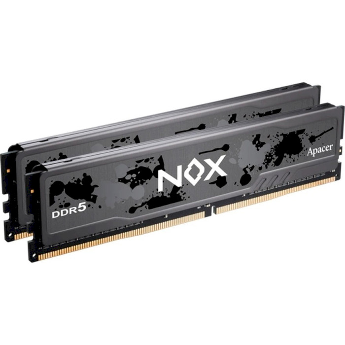 Модуль памяти APACER Nox Black DDR5 5600MHz 32GB Kit 2x16GB (AH5U32G56C522MBAA-2)