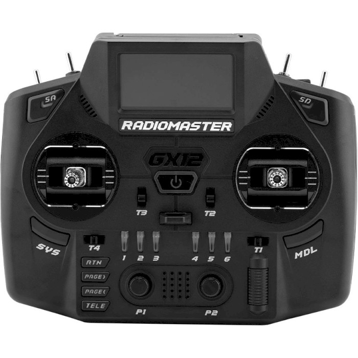 Пульт управления дроном RADIOMASTER GX12 Dual-Band Gemini-X Radio Controller ExpressLRS Edge XT M2 (HP0157.0094-BLK)