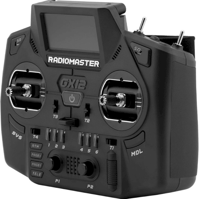 Пульт управления дроном RADIOMASTER GX12 Dual-Band Gemini-X Radio Controller ExpressLRS Edge XT M2 (HP0157.0094-BLK)