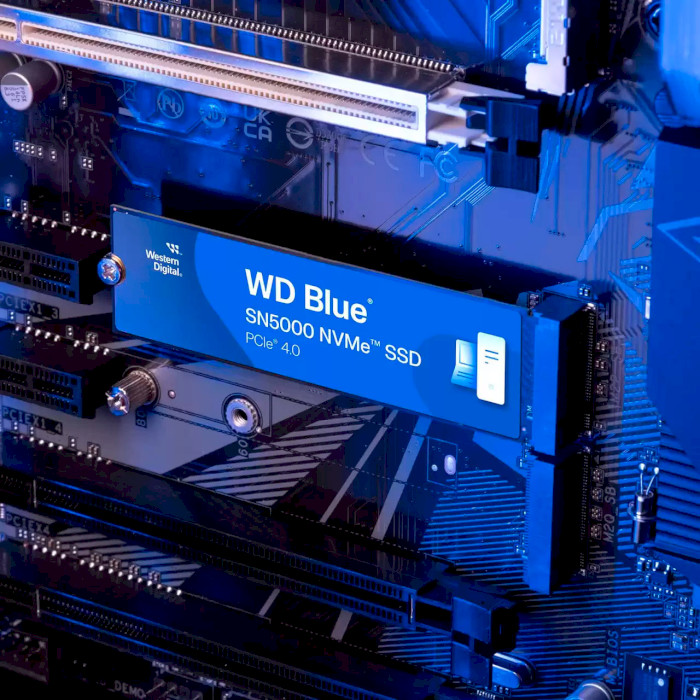 SSD диск WD Blue SN5000 500GB M.2 NVMe (WDS500G4B0E)