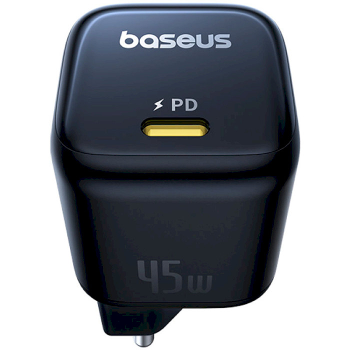 Зарядний пристрій BASEUS PicoGo GaN Fast Charger 1C 45W Black (P10176800123-00)