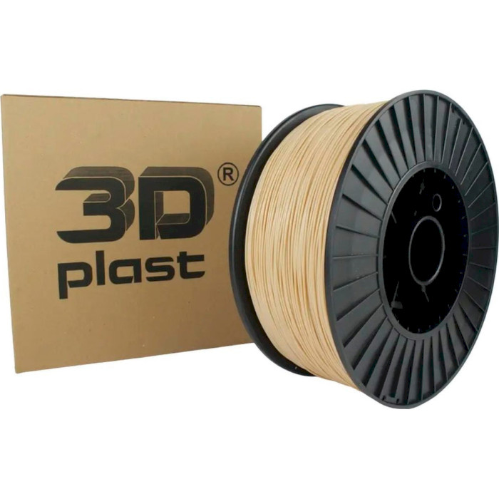 Пластик (філамент) для 3D принтера 3DPLAST PLA 1.75mm, 3кг, Beige