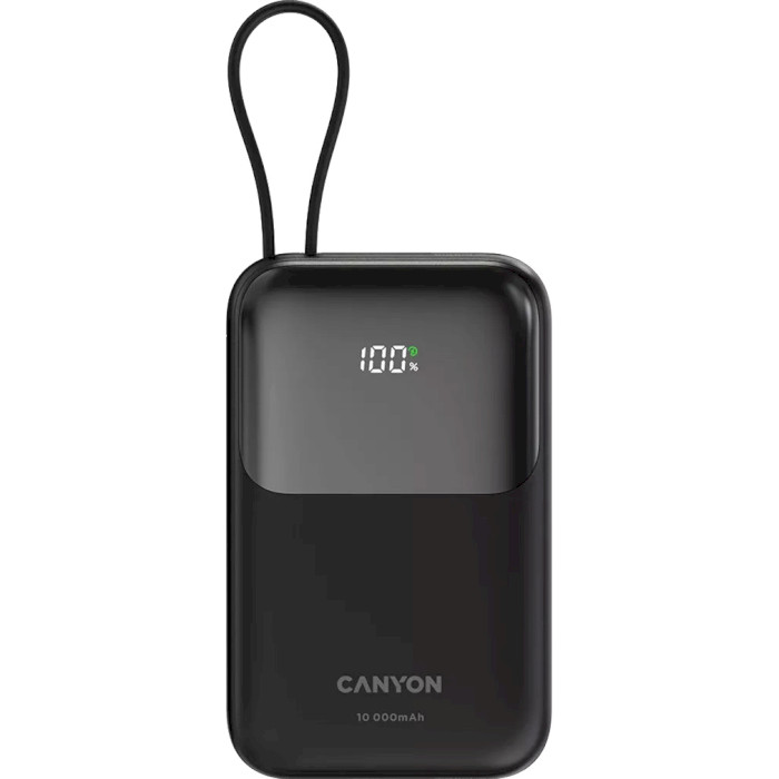 Повербанк CANYON OnPower 101 22.5W 10000mAh Black