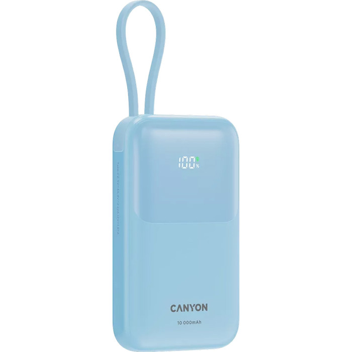 Повербанк CANYON OnPower 101 22.5W 10000mAh Blue