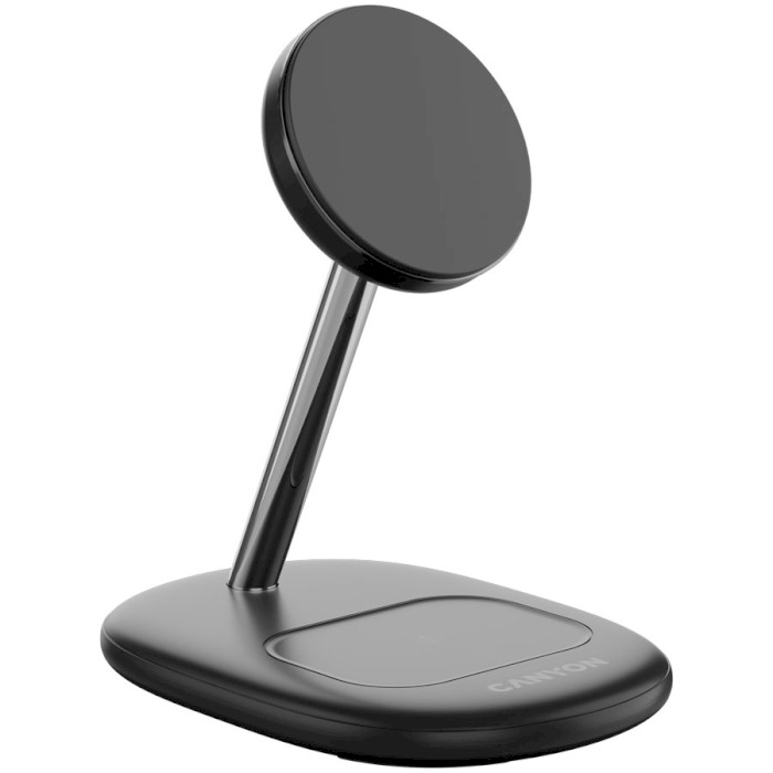 Беспроводное зарядное устройство CANYON WCS-205 Wireless Charging Station Black (CNS-WCS205BW/A)