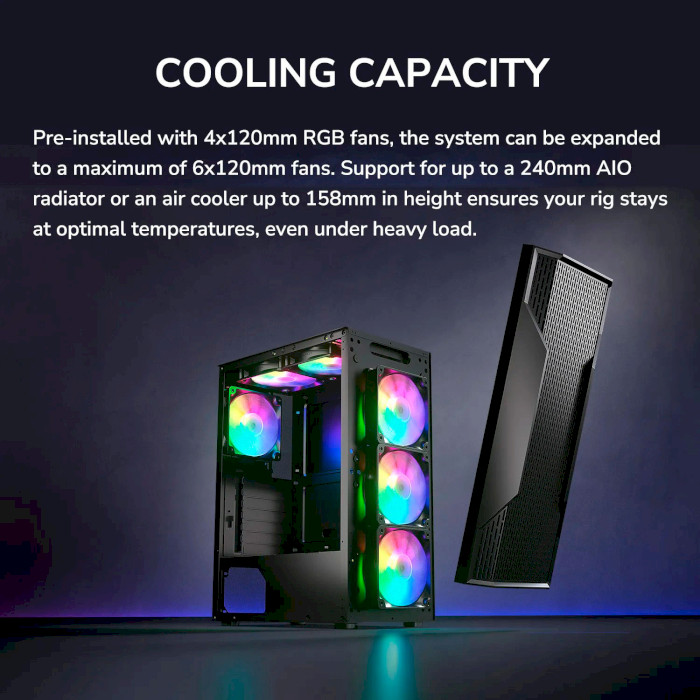 Корпус COUGAR MX110 RGB Black