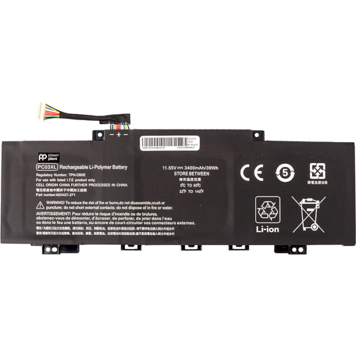 Аккумулятор POWERPLANT для ноутбука HP Pavilion X360 14 Series 11.55V/3400mAh/38Wh (NB462346)