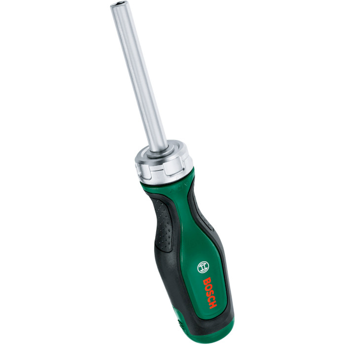 Отвёртка реверсивная с насадками BOSCH Ratchet Screwdriver with 12 Bits (1.600.A02.BX2)