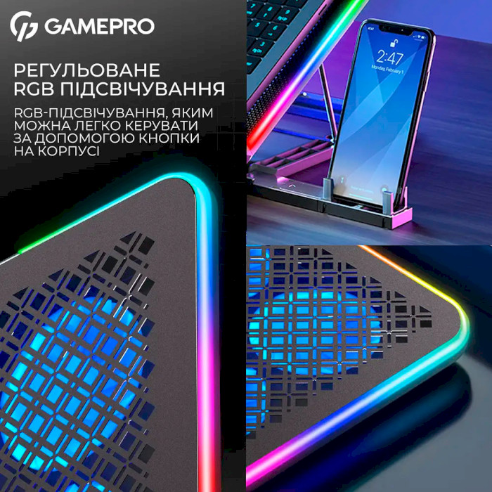 Подставка для ноутбука GAMEPRO CP590 Black