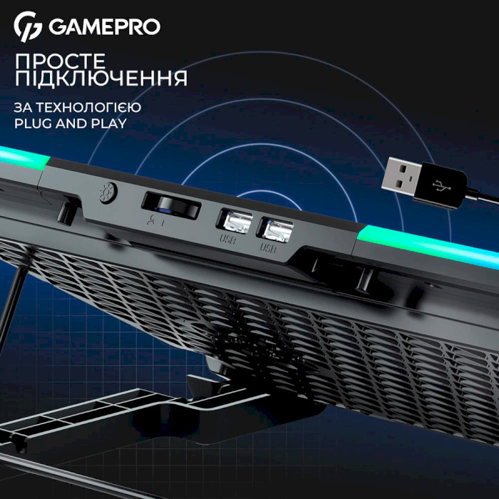 Подставка для ноутбука GAMEPRO CP590 Black