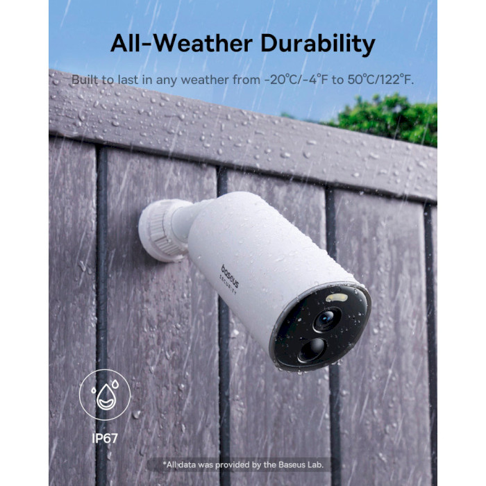 IP-камера BASEUS Security B1 Outdoor Camera 2K