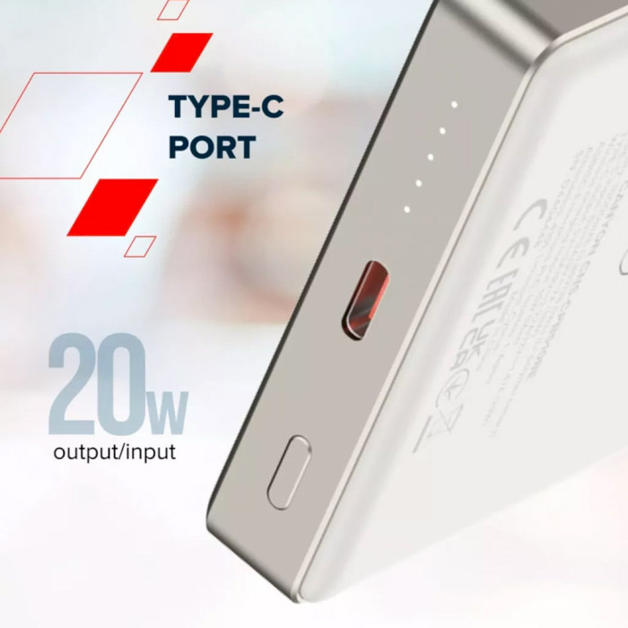 Повербанк MagSafe CANYON OnCharge 510 Slim 20W 10000mAh Gray