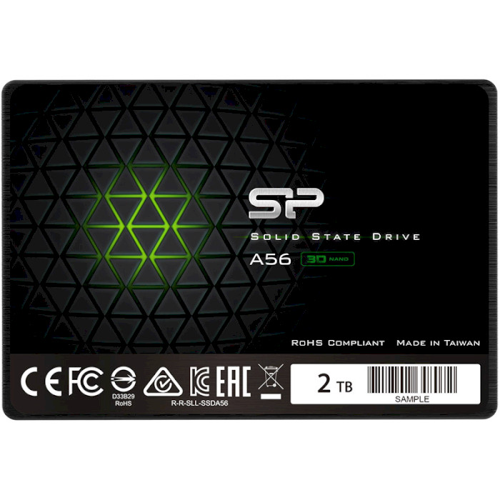 SSD диск SILICON POWER A56 2TB 2.5" SATA (SP002TBSS3A56A25)