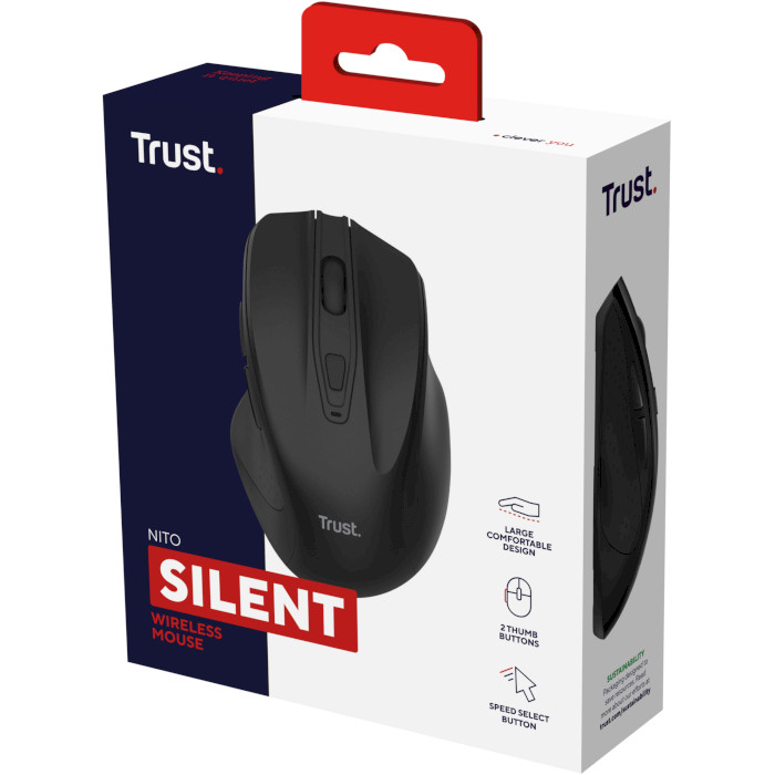 Мышь TRUST Nito Silent Black (25549)