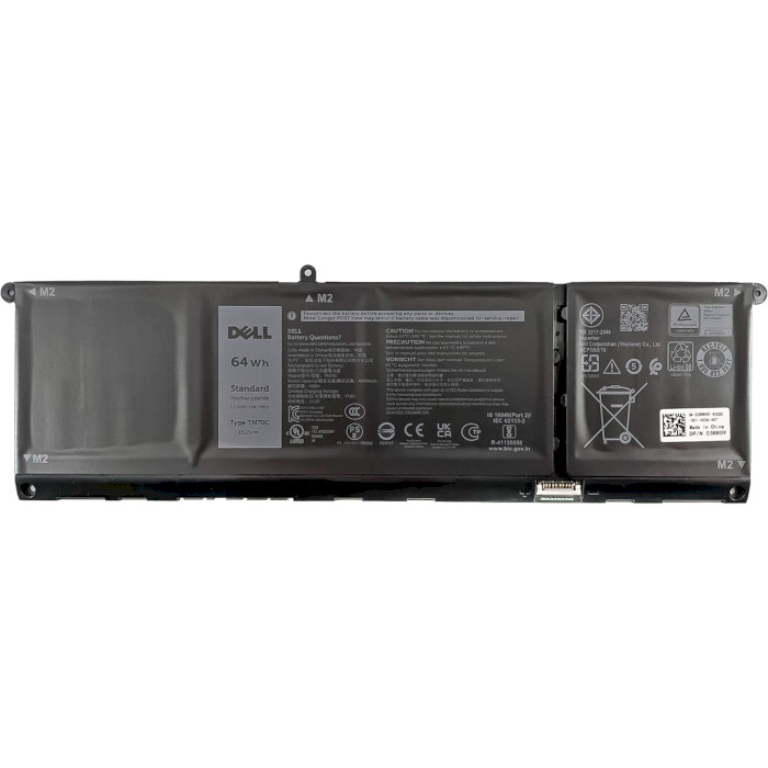 Аккумулятор DELL для ноутбука Dell Vostro 5515 TN70C 15.2V/4000mAh/64Wh