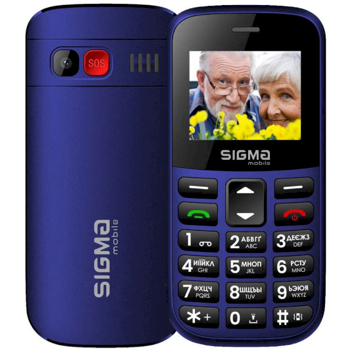 Мобильный телефон SIGMA MOBILE Comfort 50 Easy Type-C Blue (4827798585238)