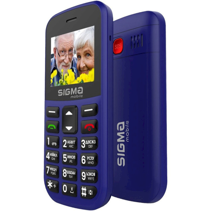 Мобильный телефон SIGMA MOBILE Comfort 50 Easy Type-C Blue (4827798585238)