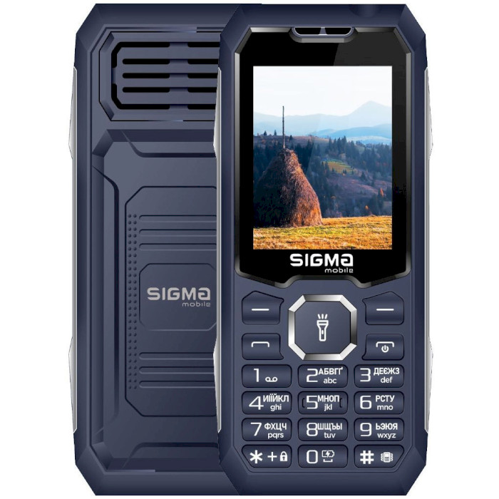 Мобильный телефон SIGMA MOBILE X-style 341 Bro Type-C Blue (4827798368428)