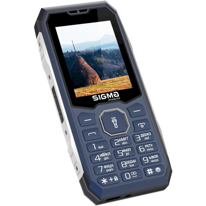 Мобильный телефон SIGMA MOBILE X-style 341 Bro Type-C Blue (4827798368428)