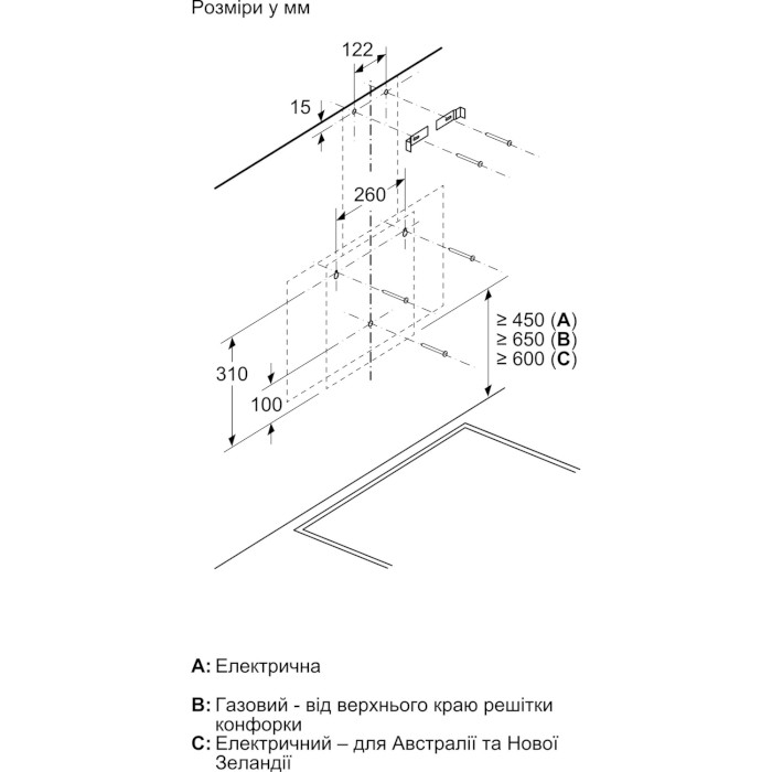 Вытяжка BOSCH DWK63PJ20T