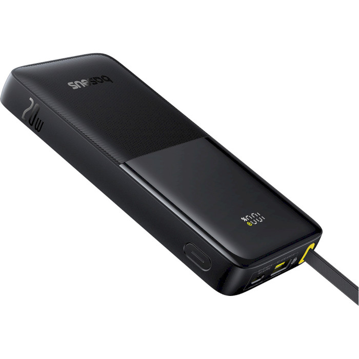 Повербанк BASEUS Bipow 2 Power Bank With USB-C Cable 20W 10000mAh Cluster Black (P10077101113-01)