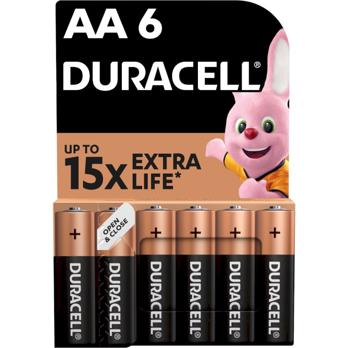 Батарейка DURACELL Basic AA 6шт/уп (5007757)