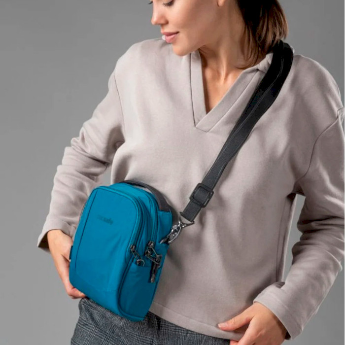 Сумка наплічна PACSAFE LS100 Anti-Theft Crossbody Tidal Teal