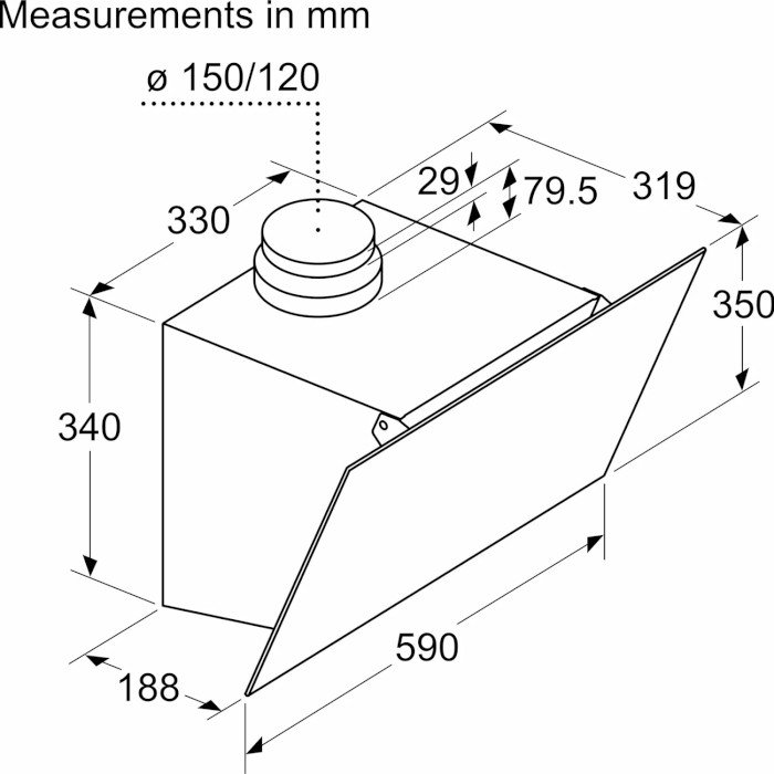 Вытяжка BOSCH DWK63PJ60T