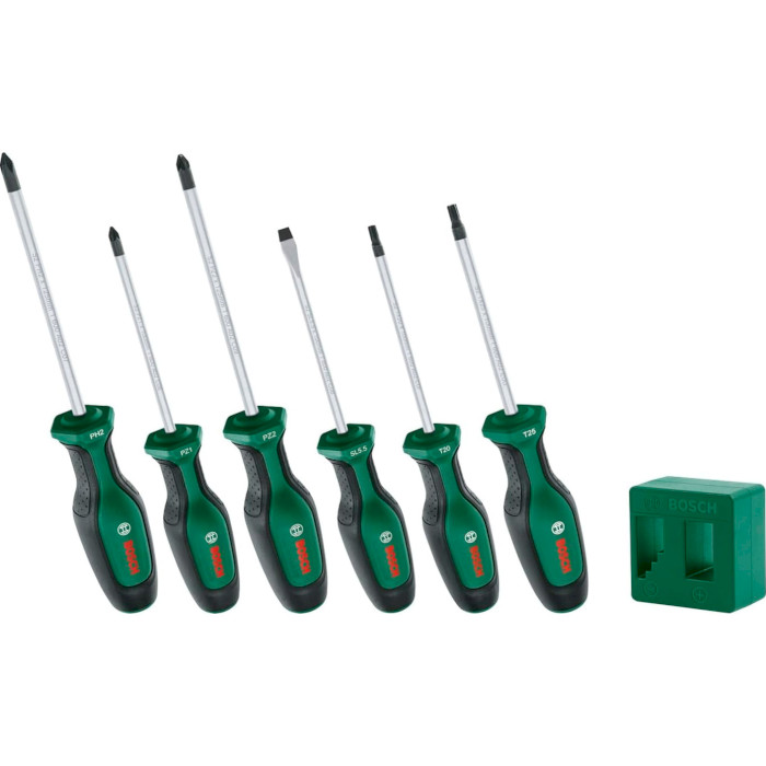 Набор отвёрток BOSCH Screwdriver Premium Set 6-Piece with Magnetizer 6шт (1.600.A02.W7L)