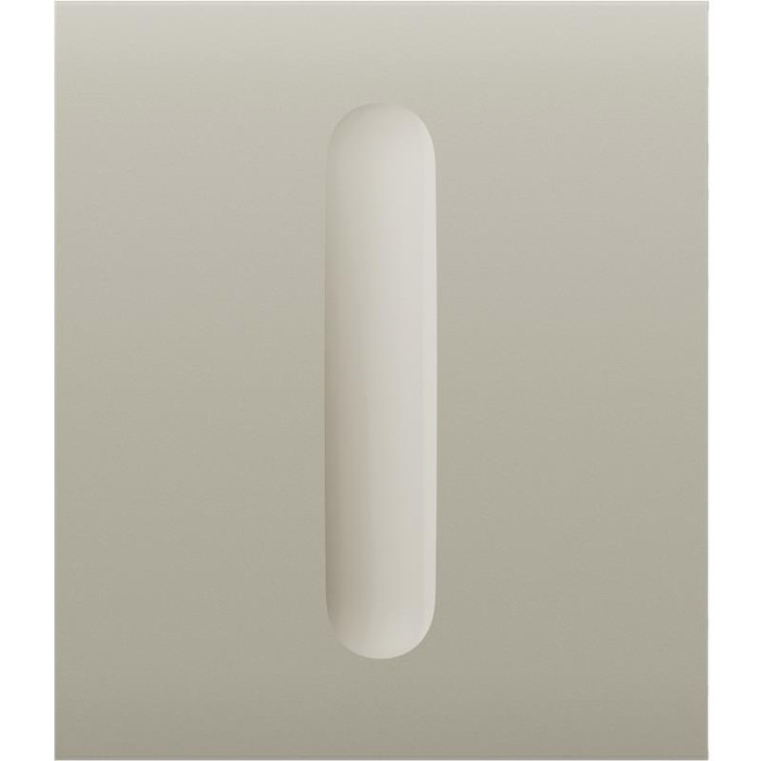 Кнопка для одноклавишного выключателя (диммера) AJAX CenterButton Dimmer 1-gang/2-way for LightSwitch Jeweller Ivory