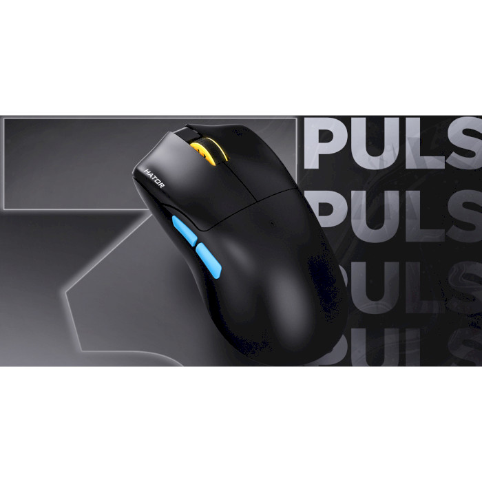 Мышь игровая HATOR Pulsar 3 Pro Wireless Black (HTM640)