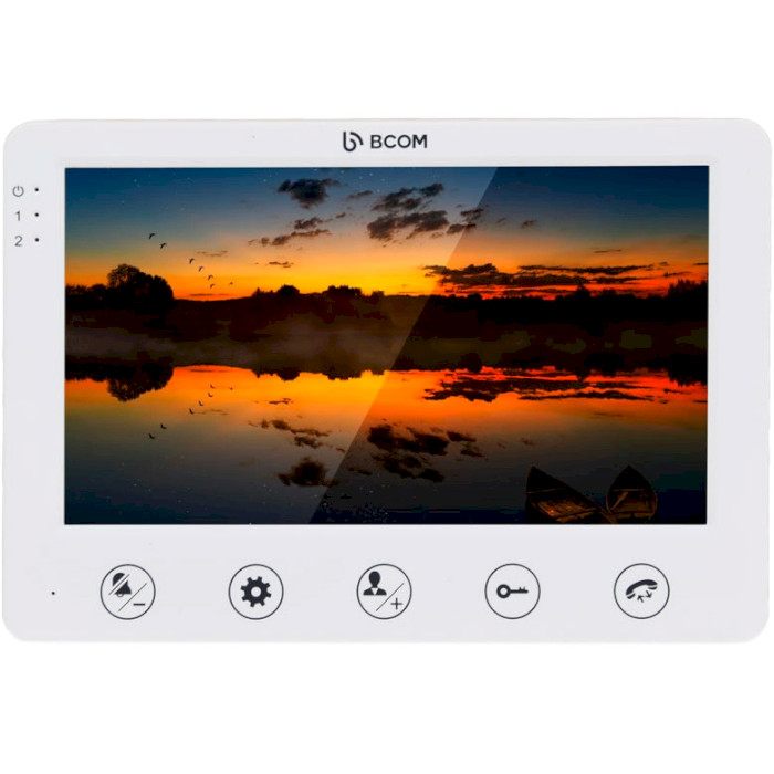 Комплект видеодомофона BCOM BD-710C White + BT-305HR Silver