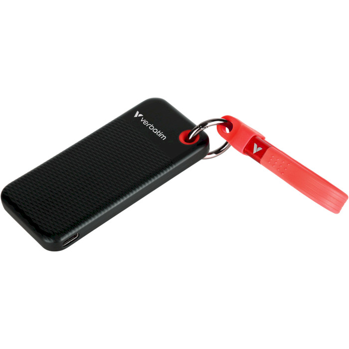 Портативний SSD диск VERBATIM Pocket 2TB USB3.2 Gen2 Black/Red (32196)