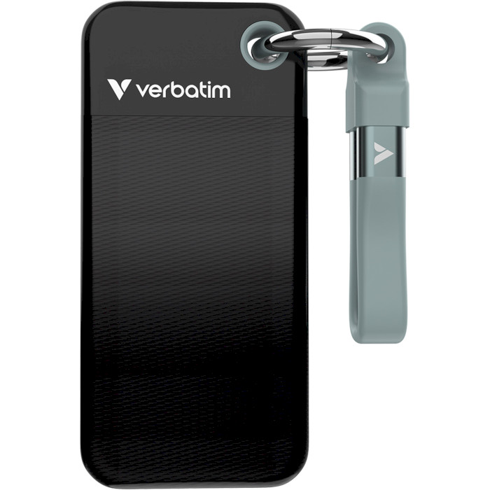 Портативный SSD диск VERBATIM Pocket 2TB USB3.2 Gen2 Black/Gray (32194)