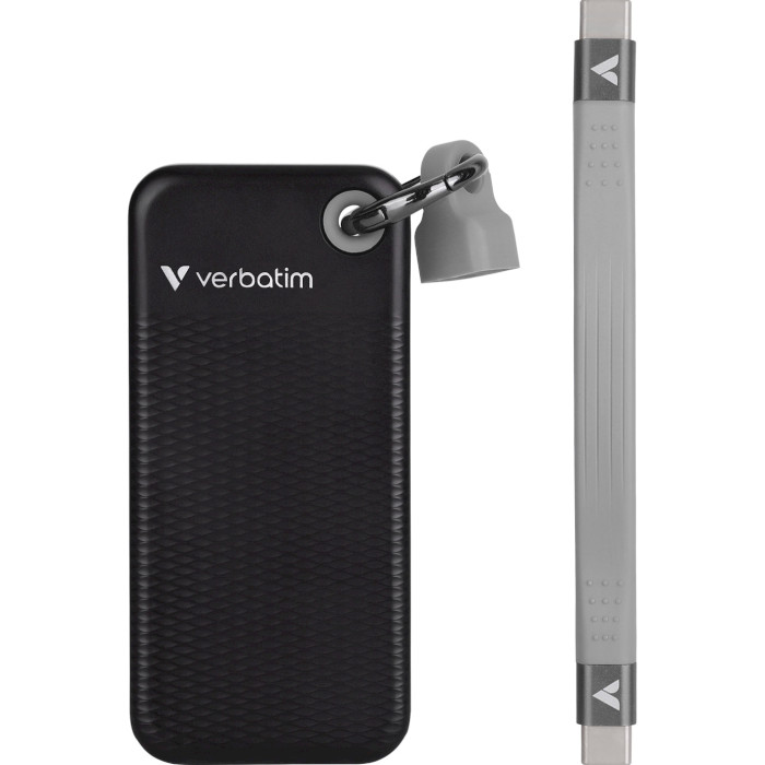 Портативний SSD диск VERBATIM Pocket 2TB USB3.2 Gen2 Black/Gray (32194)