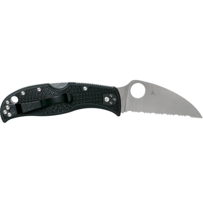 Складаний ніж SPYDERCO RockJumper Serrated Edge Black (C254SBK)