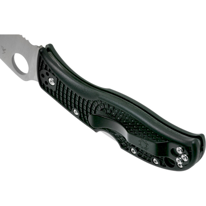 Складной нож SPYDERCO RockJumper Serrated Edge Black (C254SBK)