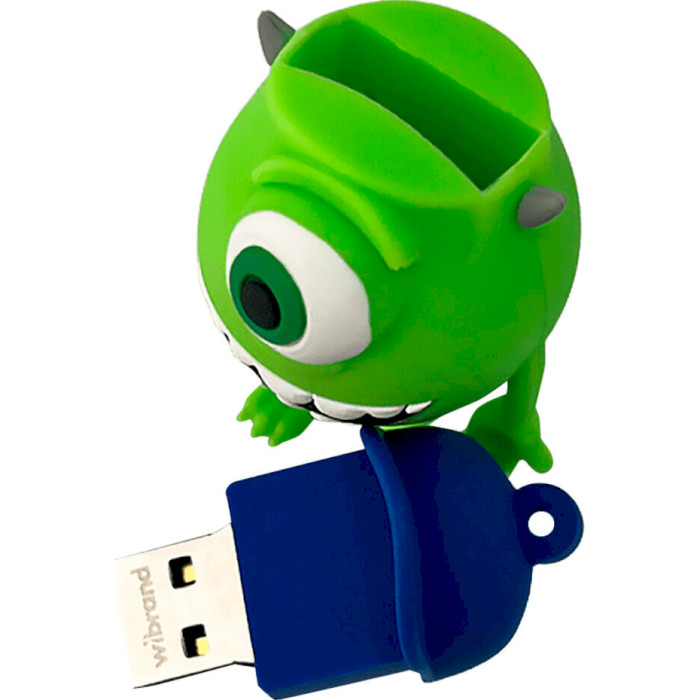 Флэшка WIBRAND Mike Wazowski USB2.0 16GB Green